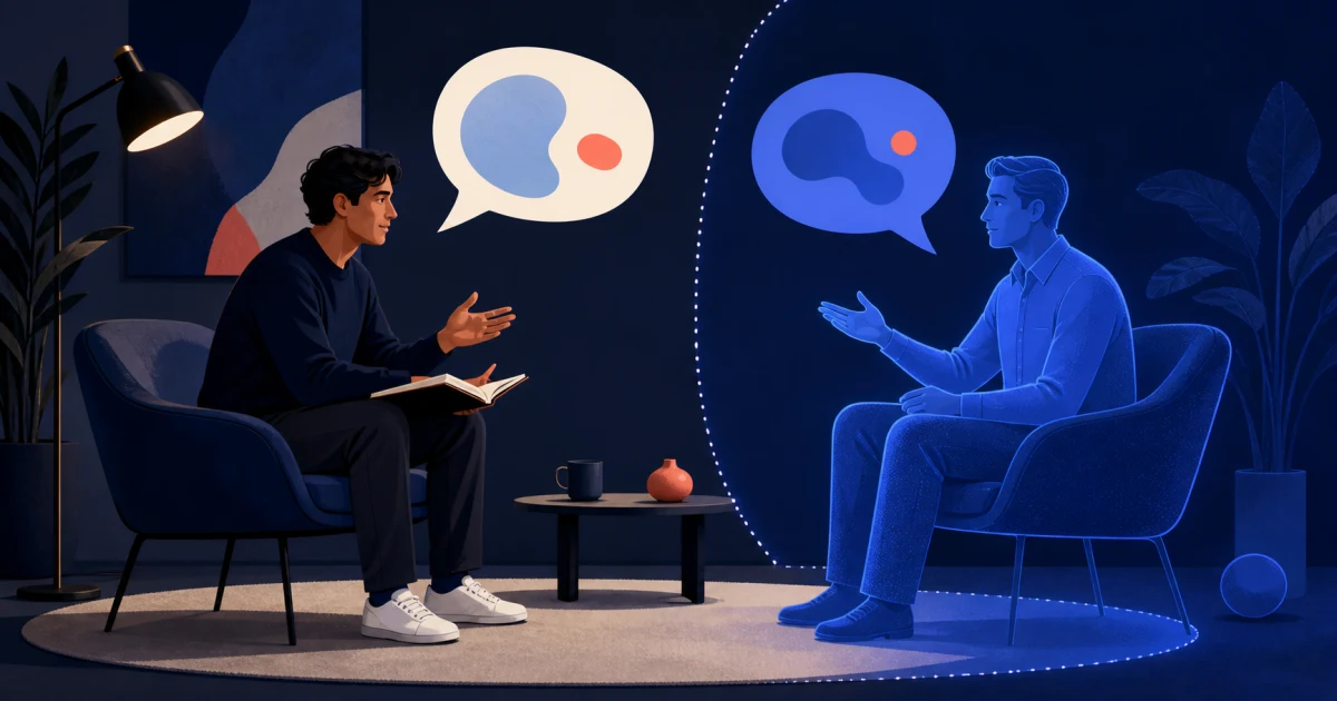 A live sales call with a next-move cue and buying signals on screen alongside the conversation